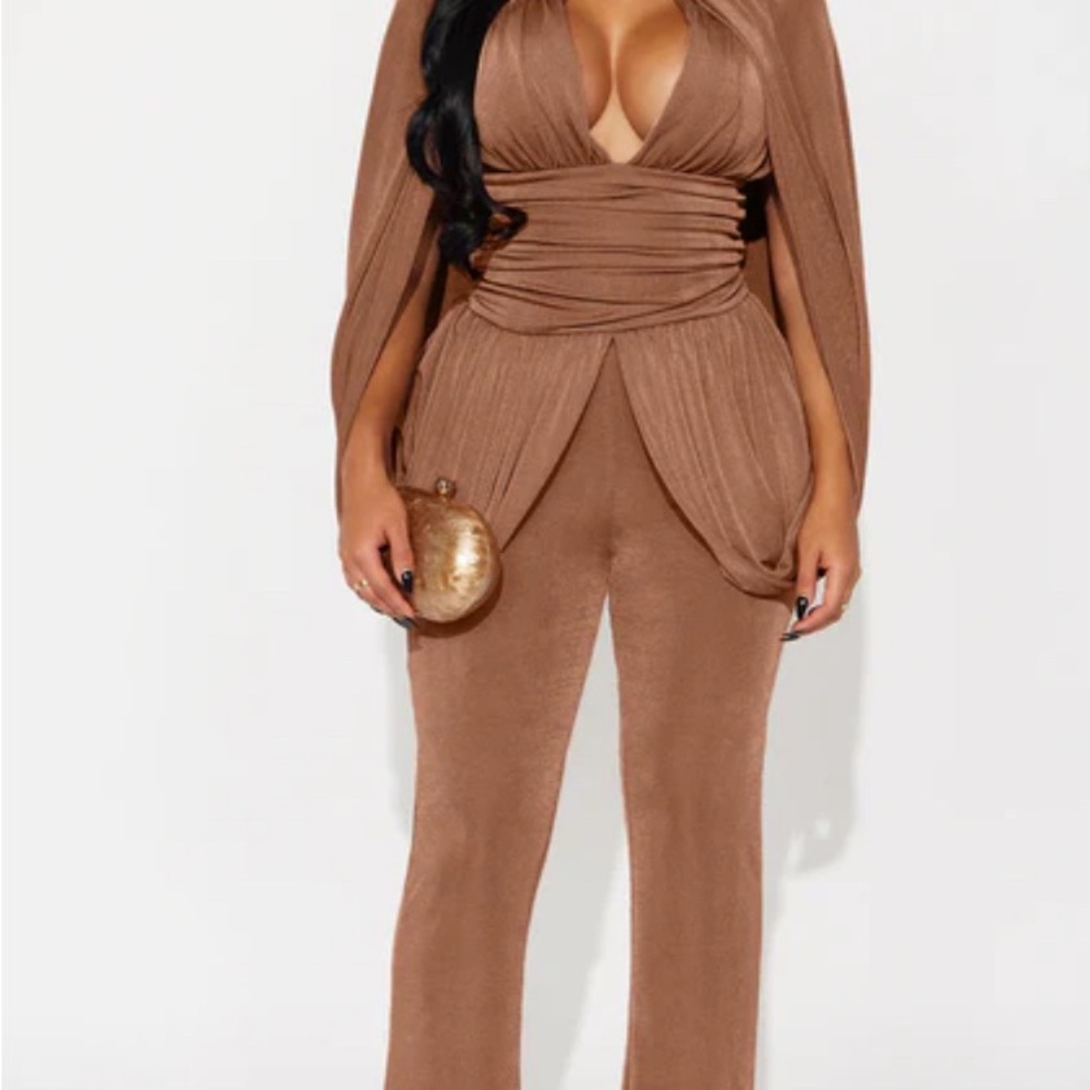Elegant Camel 2 Piece